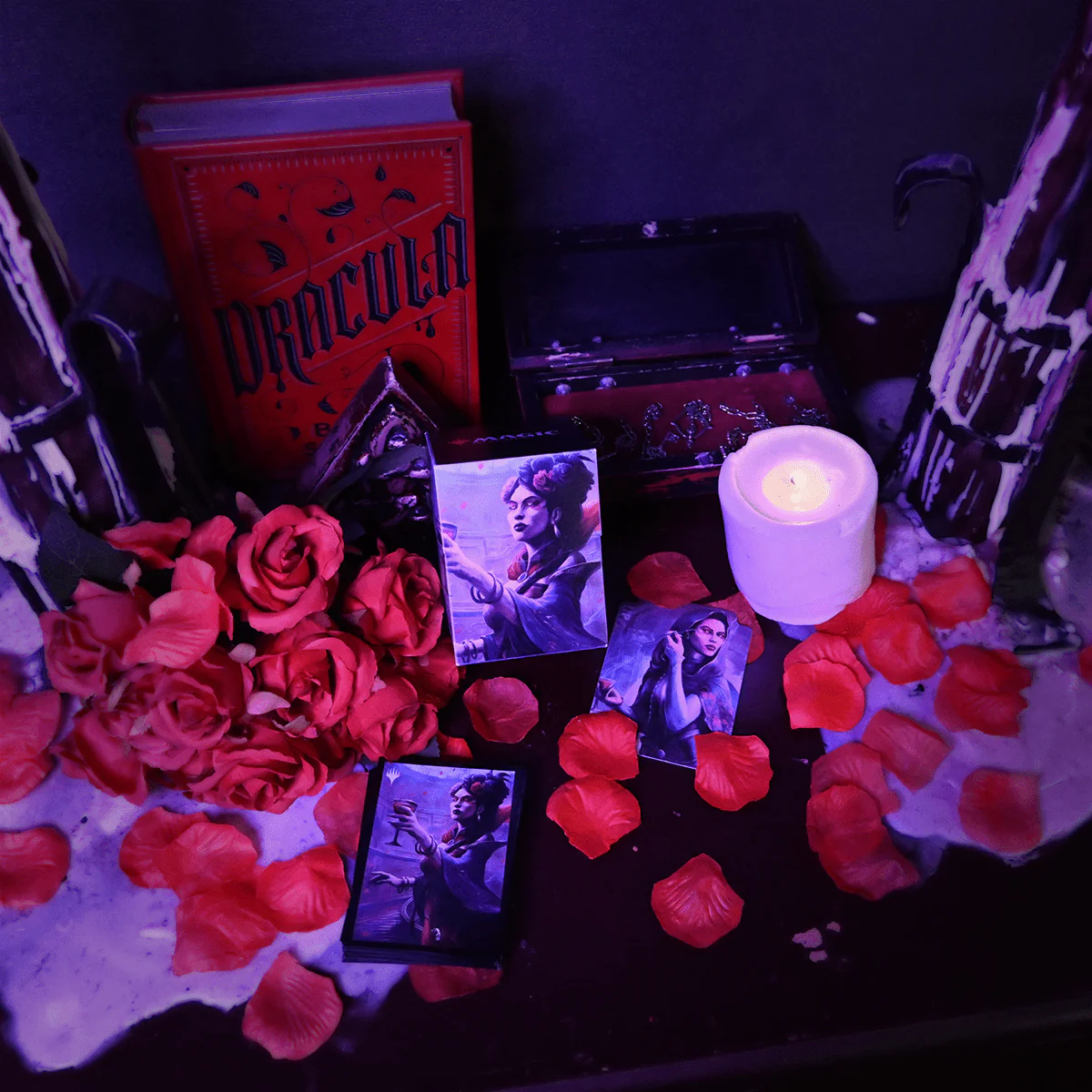 Innistrad: Crimson Vow Henrika, Infernal Seer 100+ Deck Box for Magic: The Gathering - Image 3