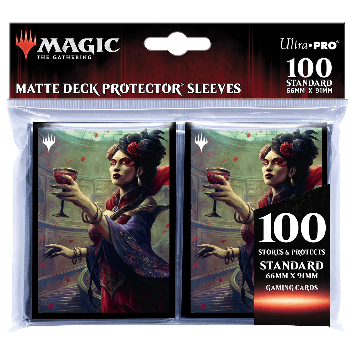 Innistrad: Crimson Vow Henrika, Infernal Seer Standard DECK PROTECTOR® Sleeves (100ct) for Magic: The Gathering - Image 2