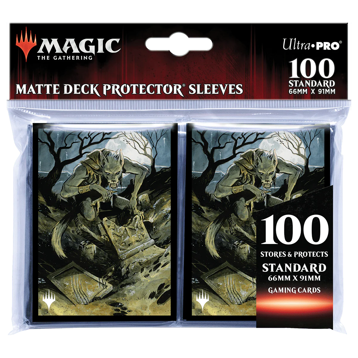 Innistrad: Midnight Hunt Graveyard Glutton Standard DECK PROTECTOR® Sleeves (100ct) for Magic: The Gathering - Image 2