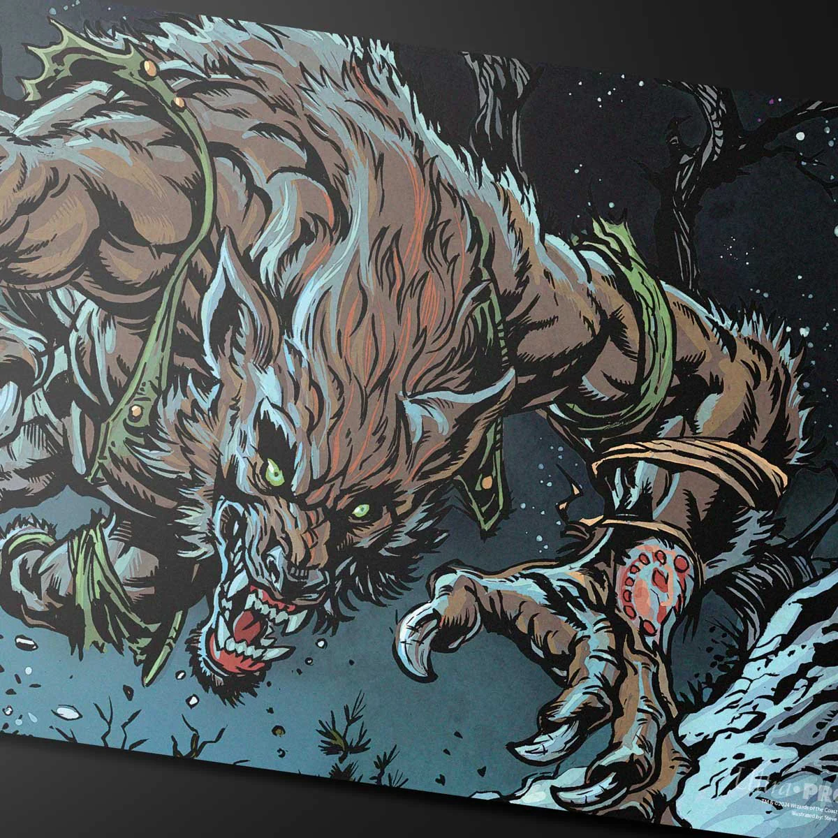 Innistrad Remastered Huntmaster of the Fells / Ravager of the Fells Double-Sided Playmat for Magic: The Gathering - Image 3
