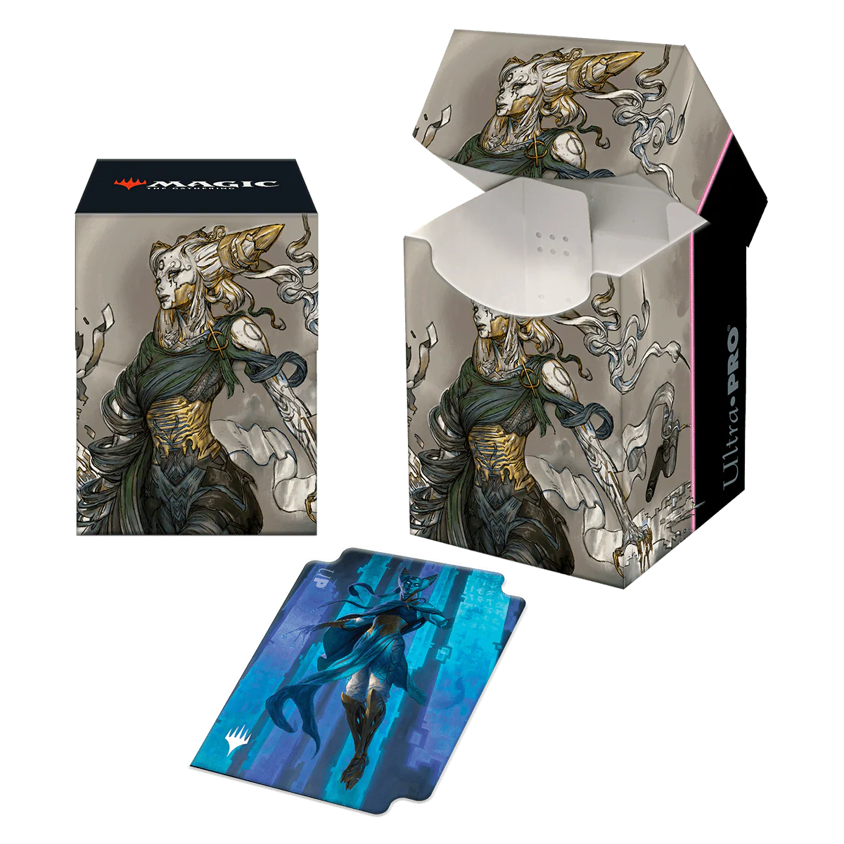 Kamigawa Neon Dynasty Tamiyo, Compleated Sage 100+ Deck Box for Magic: The Gathering