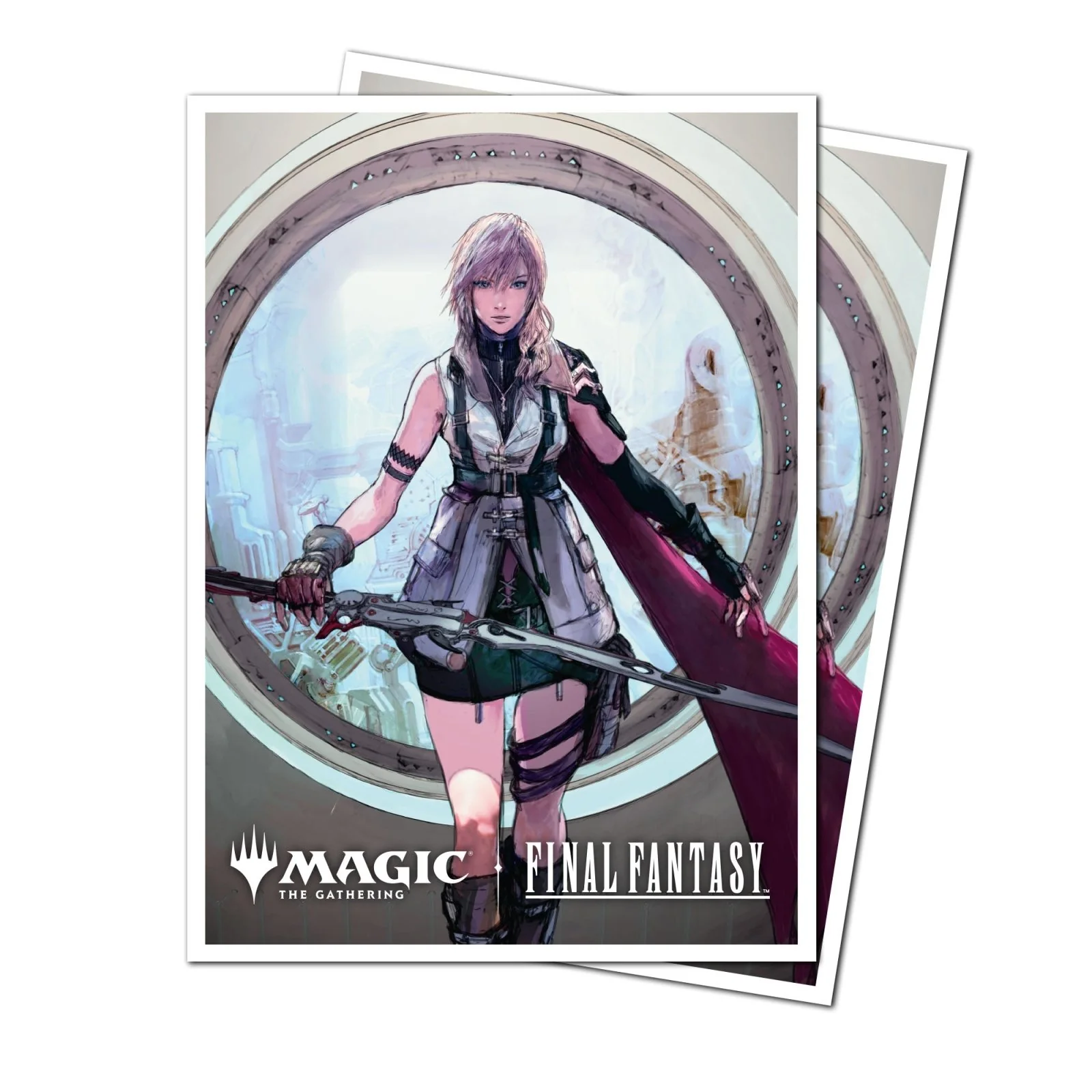 MAGIC: THE GATHERING®—FINAL FANTASY™ Lightning, Army of One 105ct APEX DECK PROTECTOR® sleeves for Magic: The Gathering
