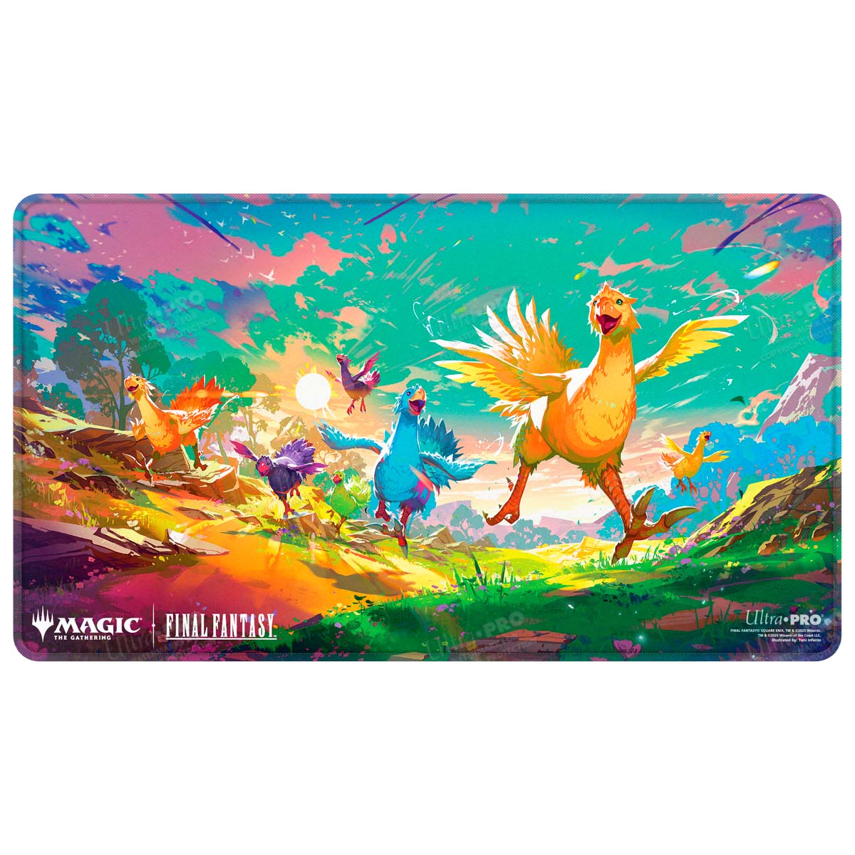 MAGIC: THE GATHERING®—FINAL FANTASY™ Chocobo Parade HOLOFOIL® Playmat for Magic: The Gathering