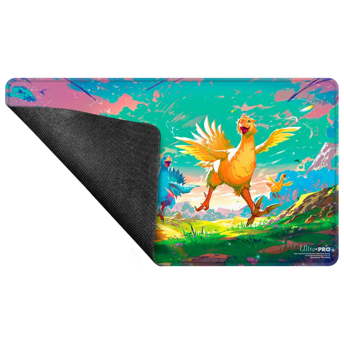 MAGIC: THE GATHERING®—FINAL FANTASY™ Chocobo Parade HOLOFOIL® Playmat for Magic: The Gathering - Image 3