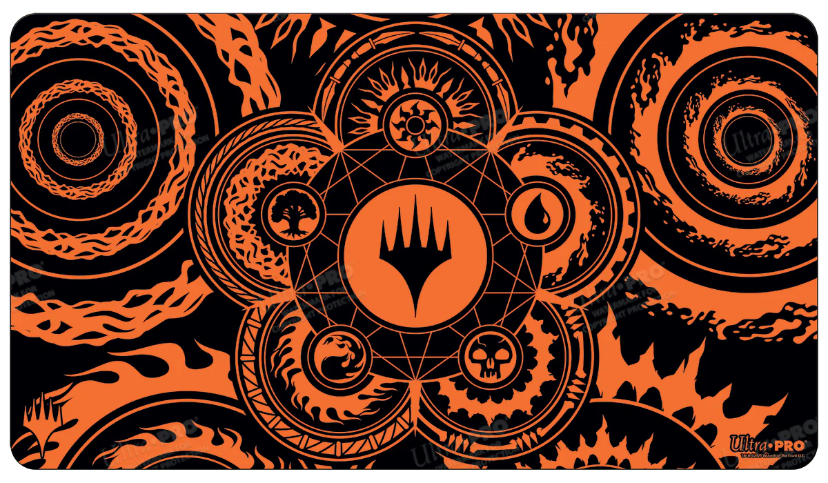 Mana 7 Color Wheel Standard Gaming Playmat for Magic: The Gathering