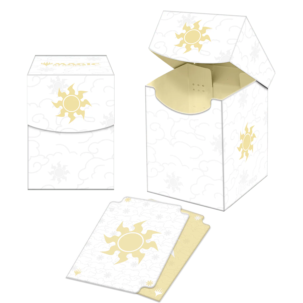 Mana 8 - 100+ Deck Box - Plains for Magic: The Gathering