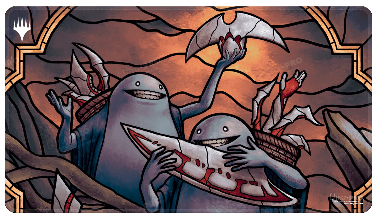 March of the Machine Aftermath Urborg Scavengers White Stitched Standard Gaming Playmat for Magic: The Gathering