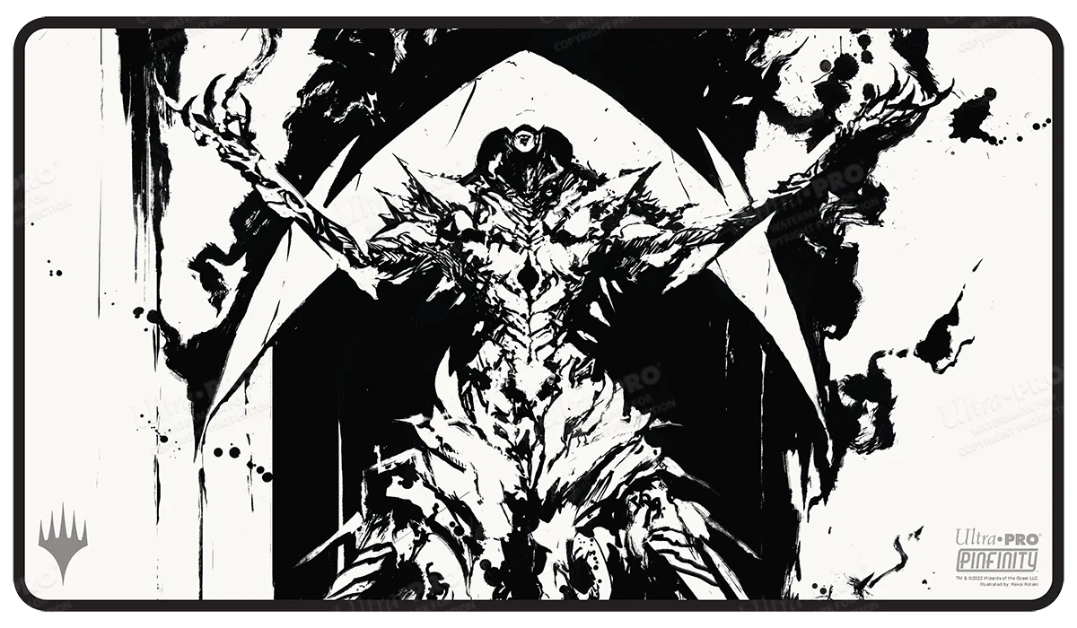 March of the Machine Elesh Norn Black Stitched Standard Gaming Playmat for Magic: The Gathering