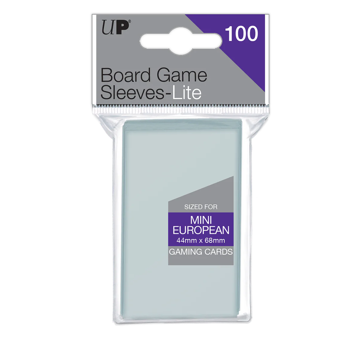 Mini European Lite Board Game Sleeves (100ct) for 44mm x 68mm Cards