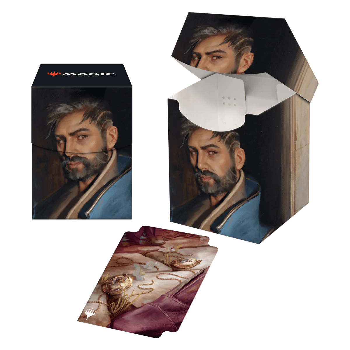 Murders at Karlov Manor Alquist Proft, Master Sleuth 100+ Deck Box for Magic: The Gathering