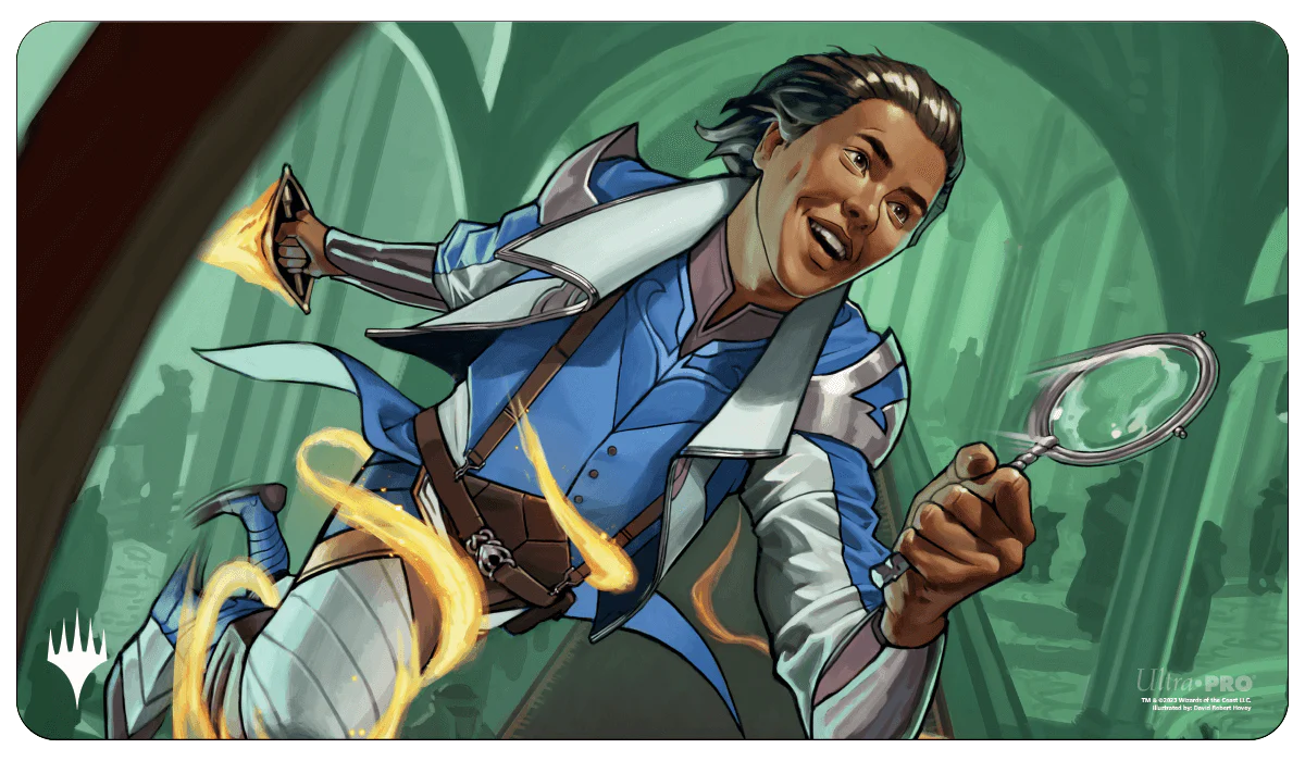 Murders at Karlov Manor Kellan, Eager Rookie Standard Gaming Playmat for Magic: The Gathering