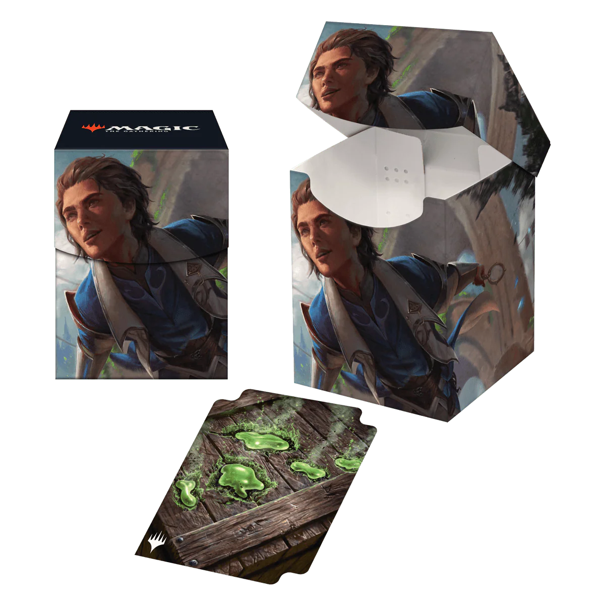 Murders at Karlov Manor Kellan, Inquisitive Prodigy 100+ Deck Box for Magic: The Gathering