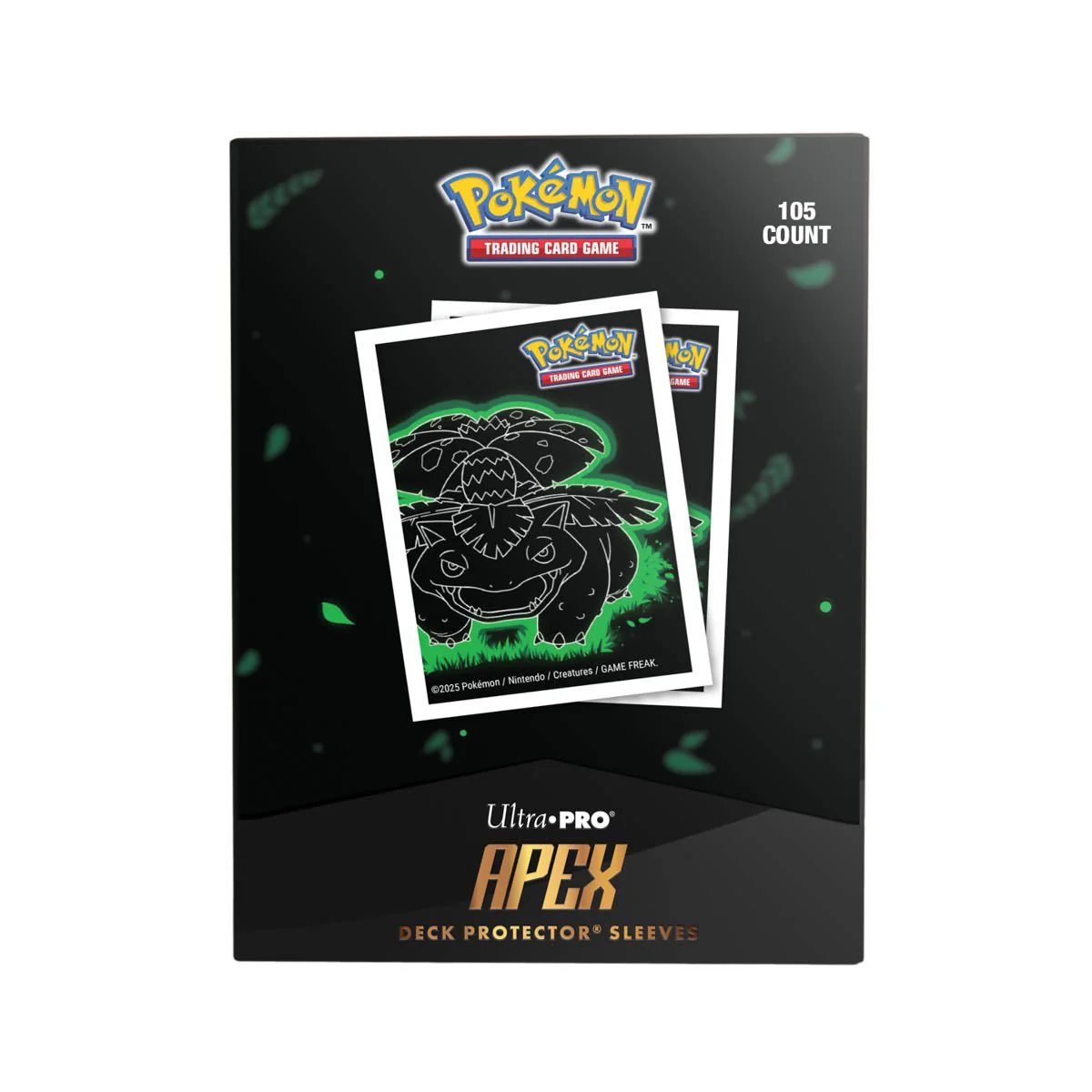 Neon Kanto 105ct APEX DECK PROTECTOR® Sleeves Venusaur for Pokémon - Image 3