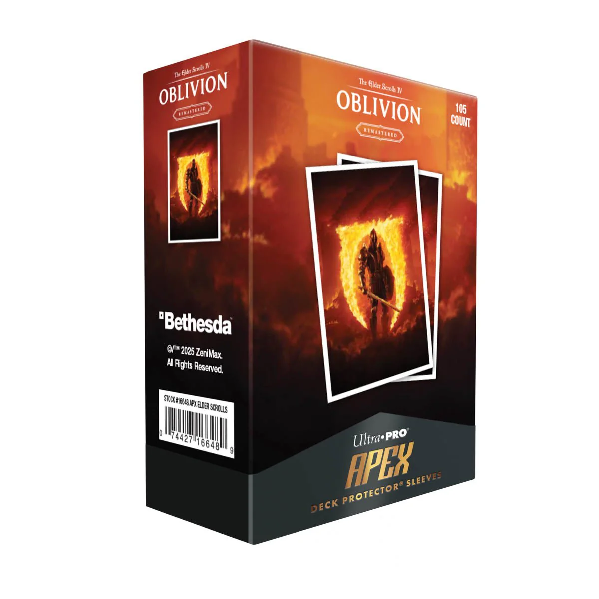 The Elder Scrolls IV: Oblivion Remastered 105ct APEX DECK PROTECTOR® Sleeves for Tabletop Gaming - Image 4