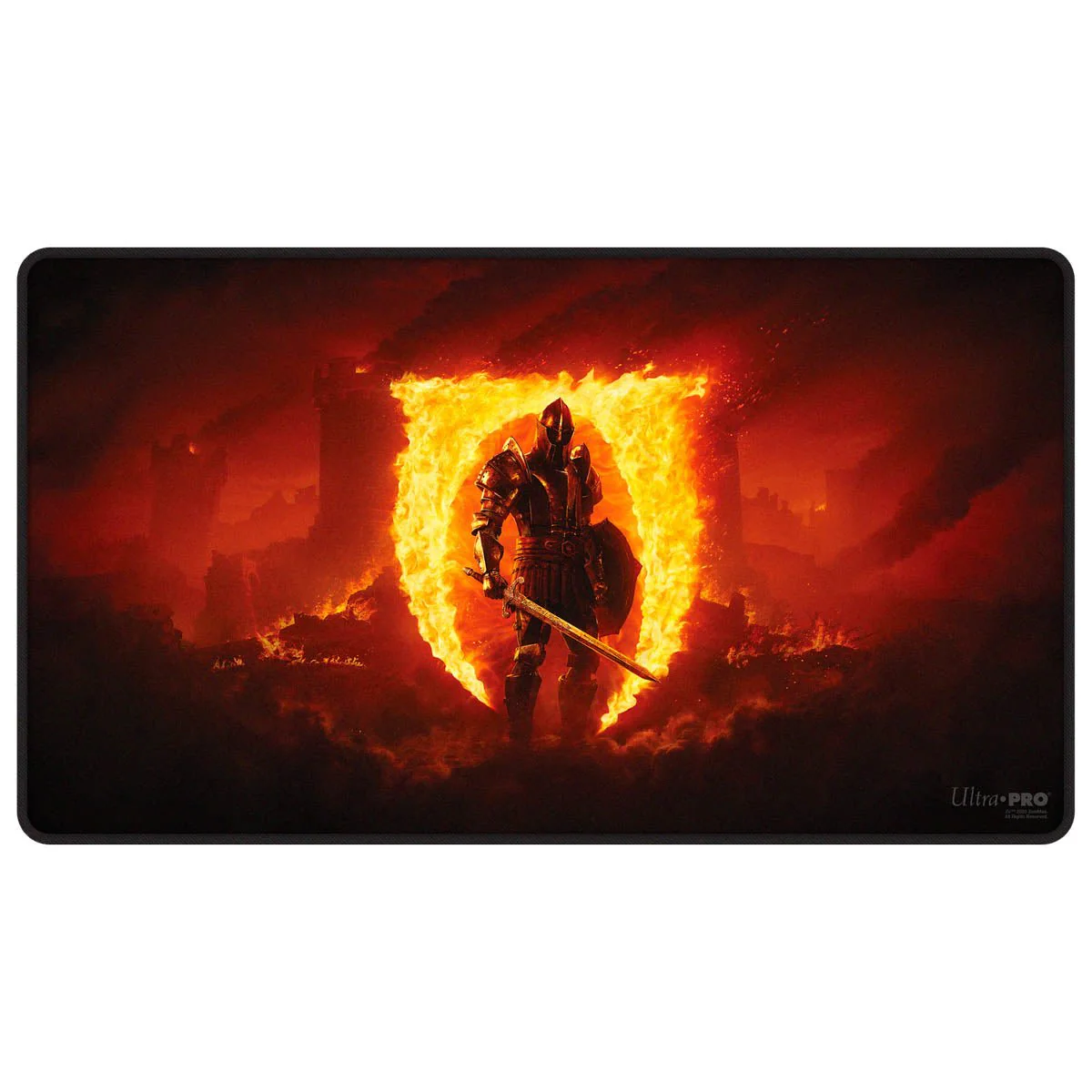The Elder Scrolls IV: Oblivion Remastered Black-Stitched Playmat for Tabletop Gaming