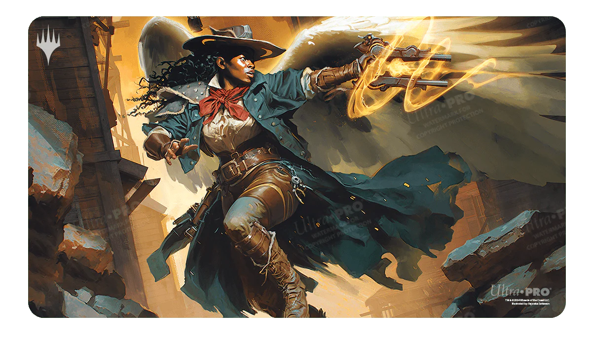 Outlaws of Thunder Junction Archangel of Tithes Standard Gaming Playmat for Magic: The Gathering