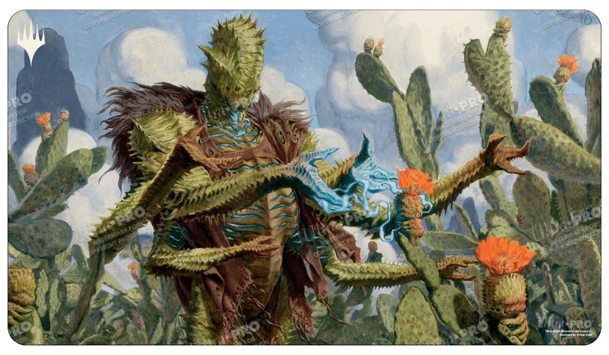 Outlaws of Thunder Junction Bristly Bill, Spine Sower Standard Gaming Playmat for Magic: The Gathering