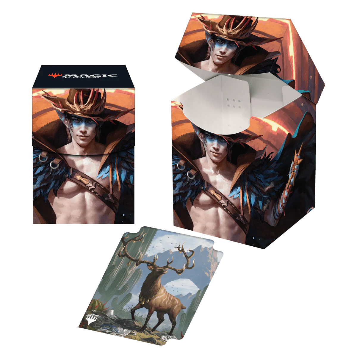 Outlaws of Thunder Junction Oko, the Ringleader Key Art 100+ Deck Box® for Magic: The Gathering - Image 2