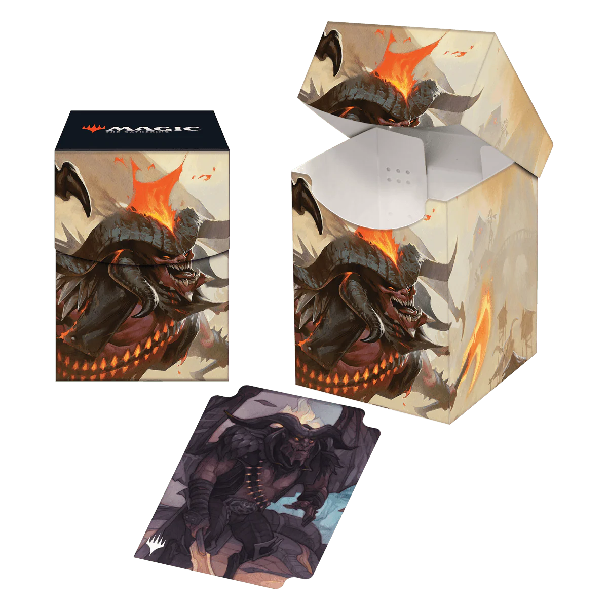 Outlaws of Thunder Junction Rakdos, the Muscle  Key Art 100+ Deck Box® for Magic: The Gathering - Image 2