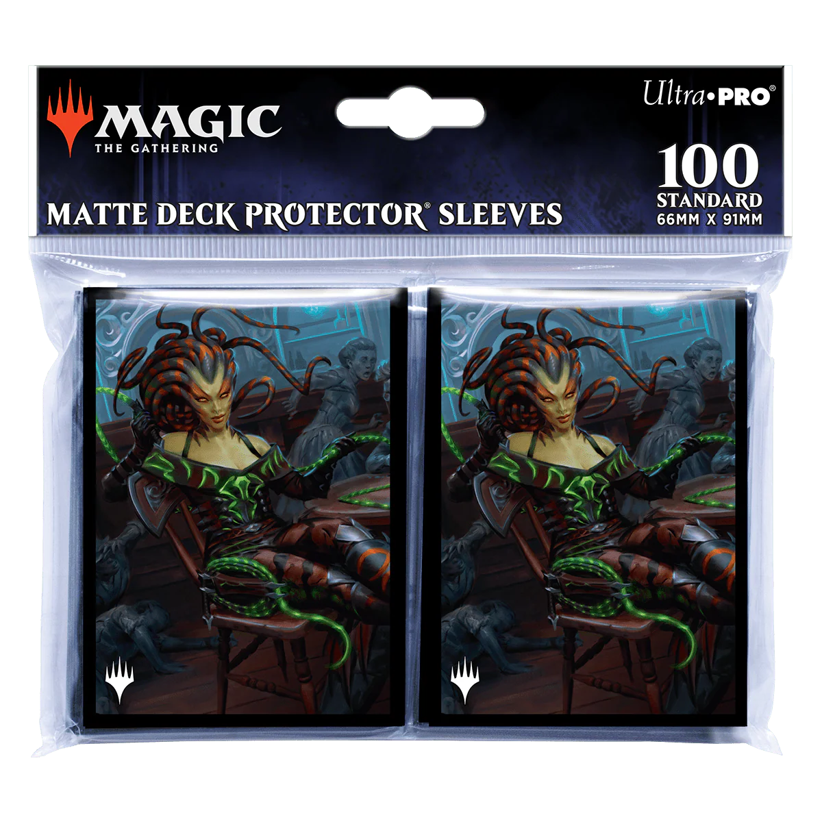 Outlaws of Thunder Junction Vraska, the Silencer Key Art DECK PROTECTOR® Sleeves (100ct) for Magic: The Gathering - Image 2