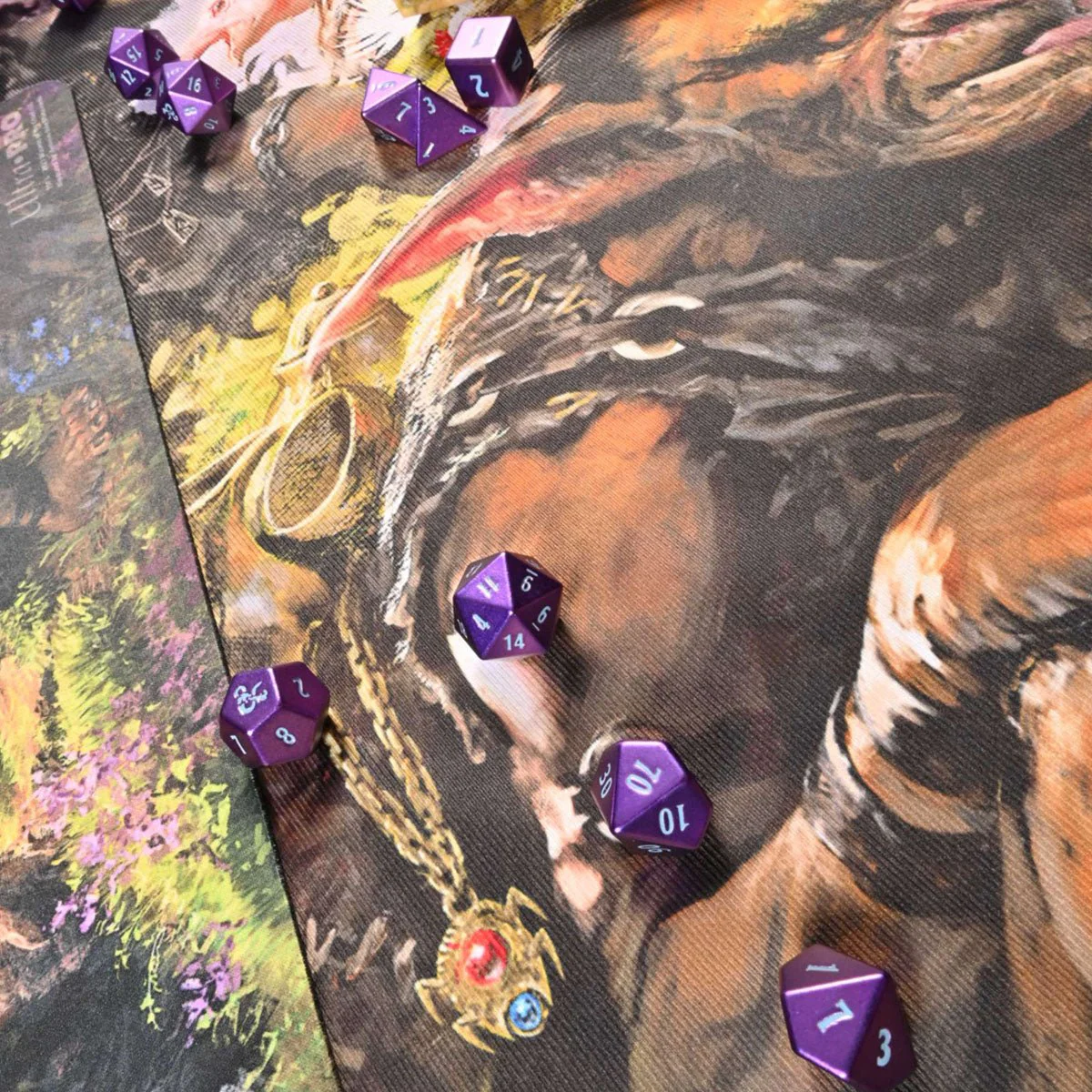 Phandelver and Below: The Shattered Obelisk Underdark HEAVY METAL® RPG Dice Set (7ct) for Dungeons & Dragons - Image 3