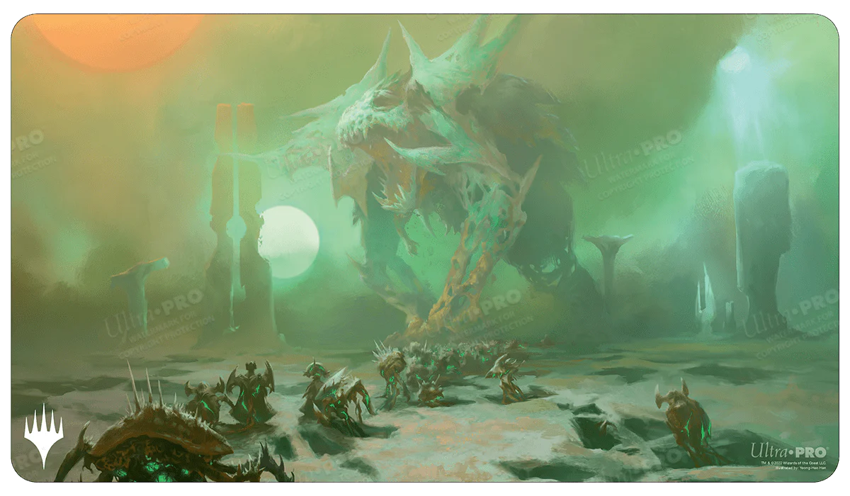 Phyrexia All Will Be One Green Sun's Twilight Standard Gaming Playmat for Magic: The Gathering