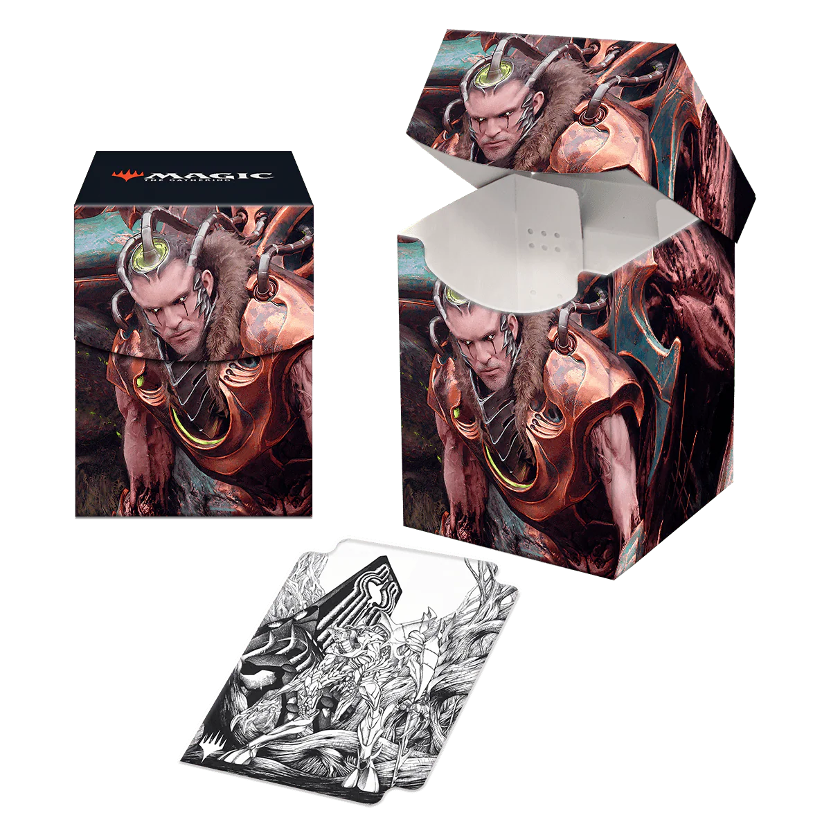 Phyrexia All Will Be One Lukka, Bound to Ruin 100+ Deck Box for Magic: The Gathering