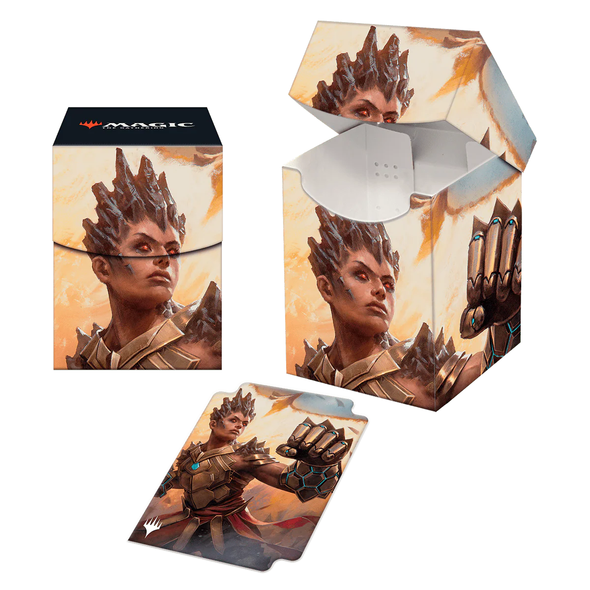 Phyrexia All Will Be One Neyali, Suns' Vanguard 100+ Deck Box for Magic: The Gathering