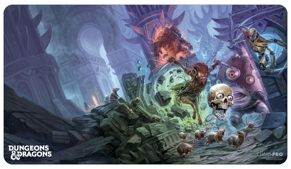Planescape: Adventures in the Multiverse for Dungeons & Dragons Playmat - Morte's Planar Parade Standard Cover Artwork v2