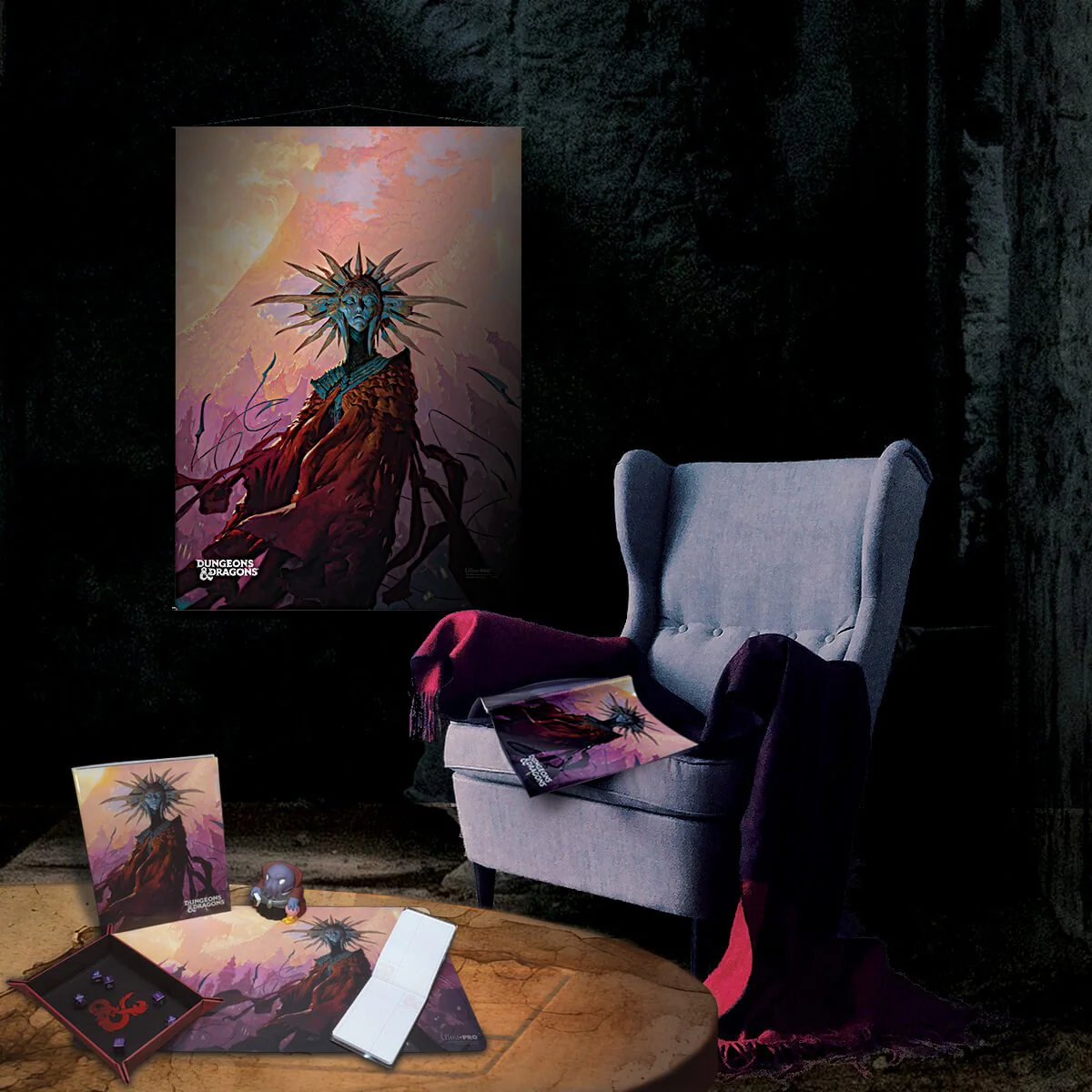 Planescape: Adventures in the Multiverse for Dungeons & Dragons Wall Scroll - Sigil and the Outlands Standard Cover Artwork v3 - Image 2