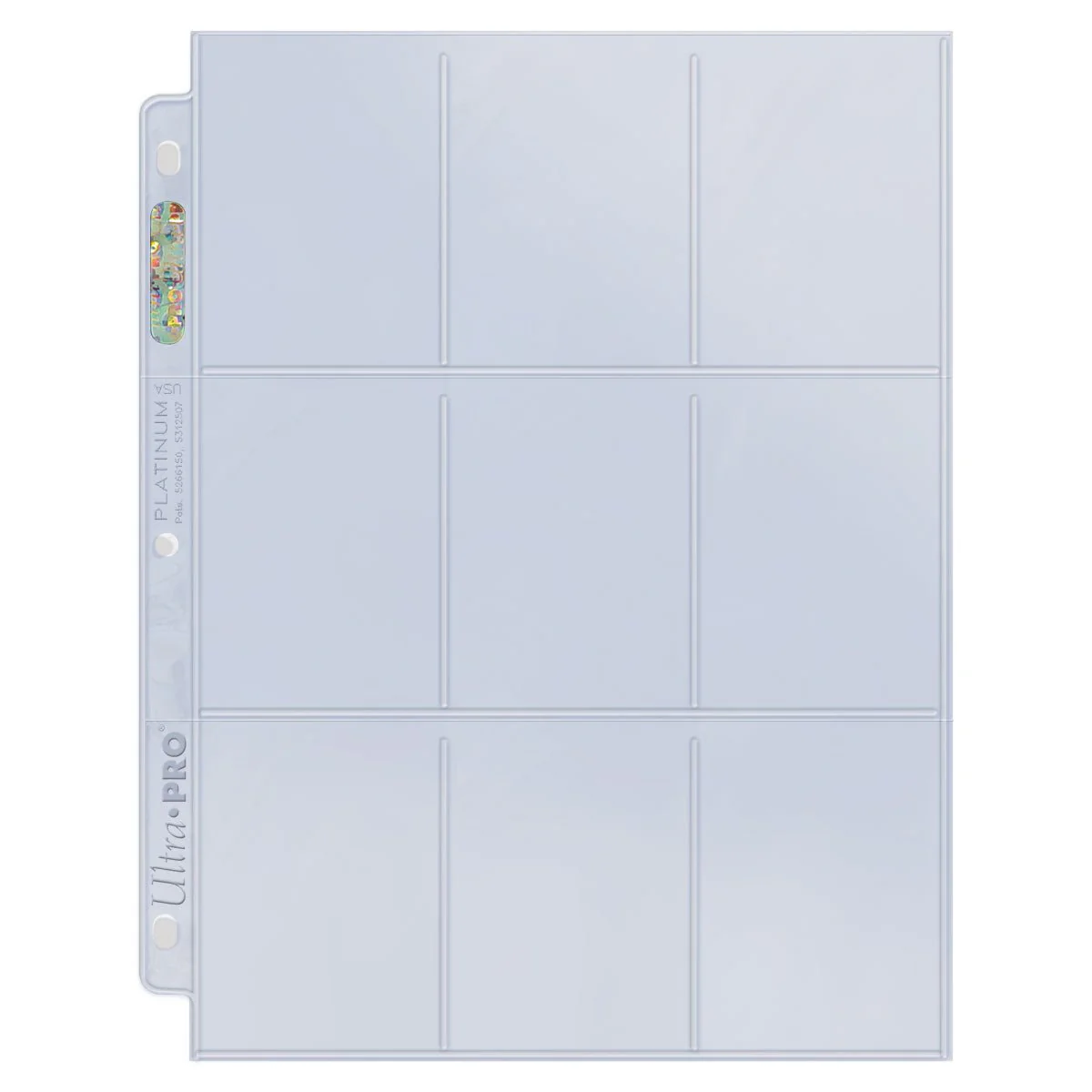 Platinum Series 9-Pocket Pages (25ct) for Standard Size Cards