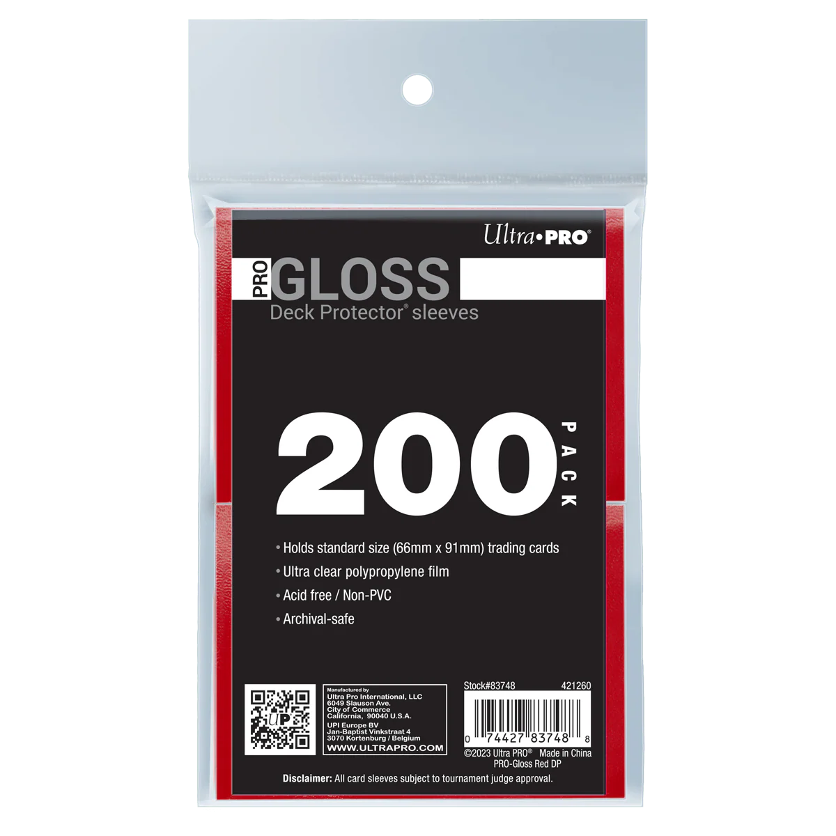 PRO-Gloss Standard DECK PROTECTOR® Sleeves Bundle (200ct)
