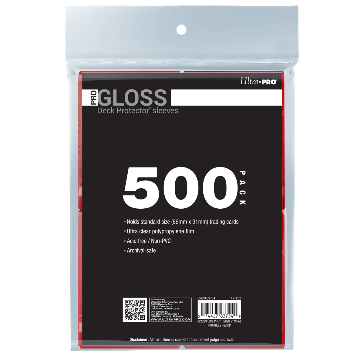 PRO-Gloss Standard DECK PROTECTOR® Sleeves Bundle (500ct)
