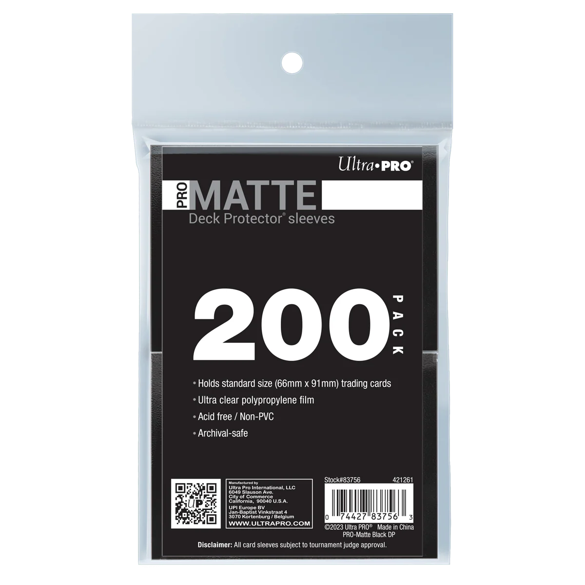 PRO-Matte Standard DECK PROTECTOR® Sleeves Bundle (200ct) - Image 3