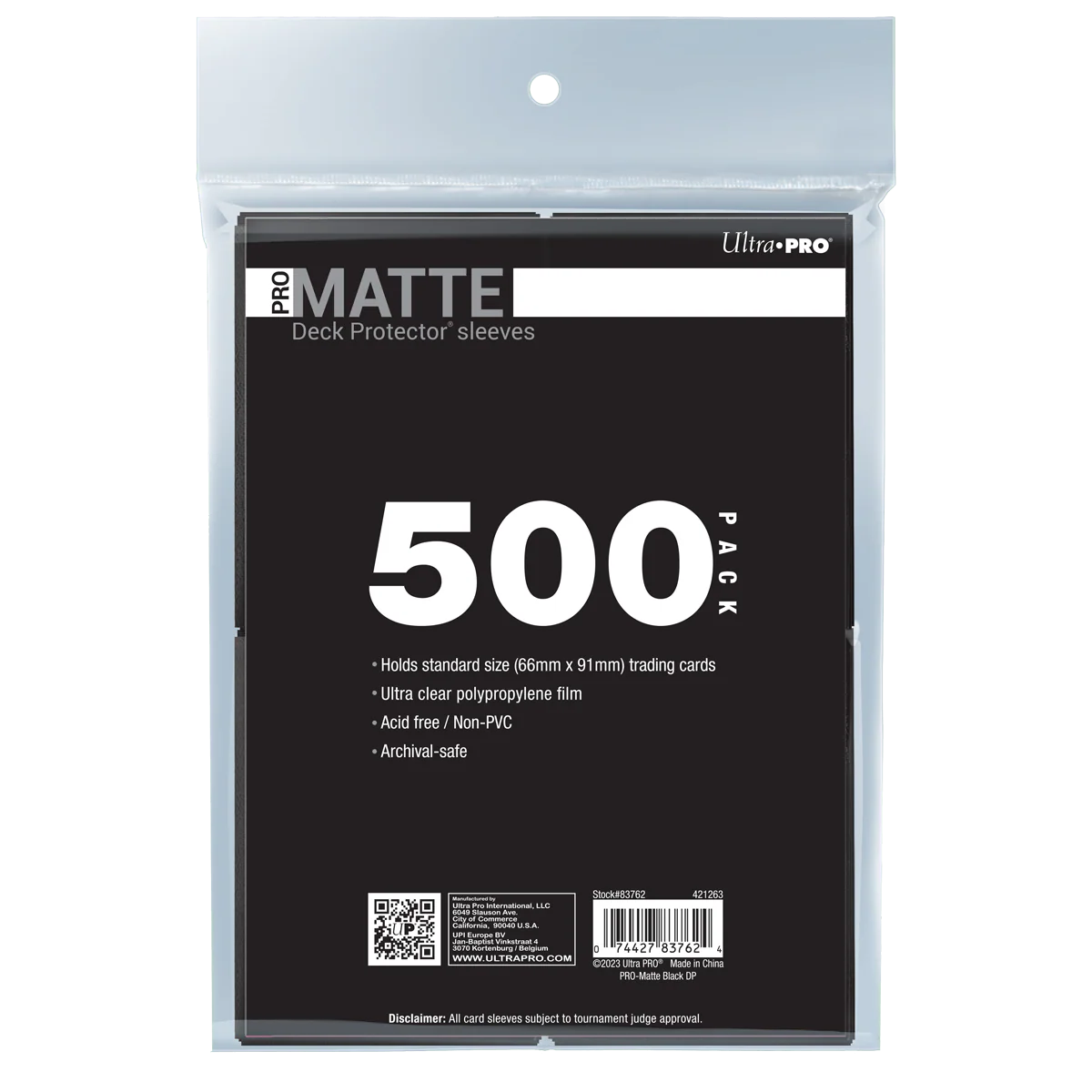 PRO-Matte Standard DECK PROTECTOR® Sleeves Bundle (500ct) - Image 3