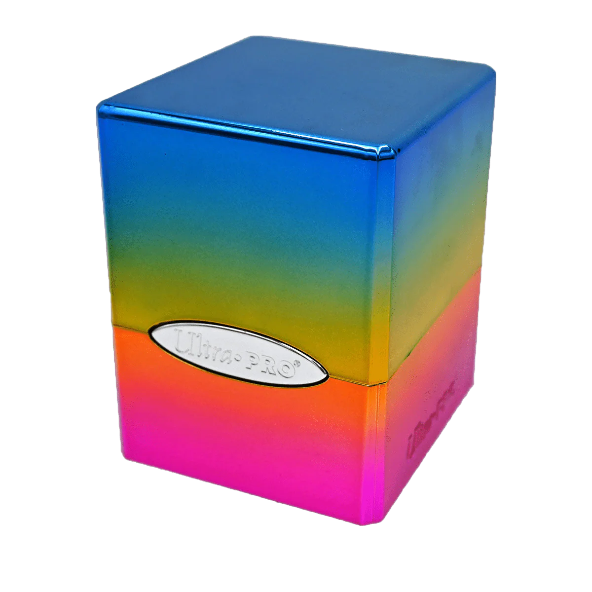 Rainbow Satin Cube