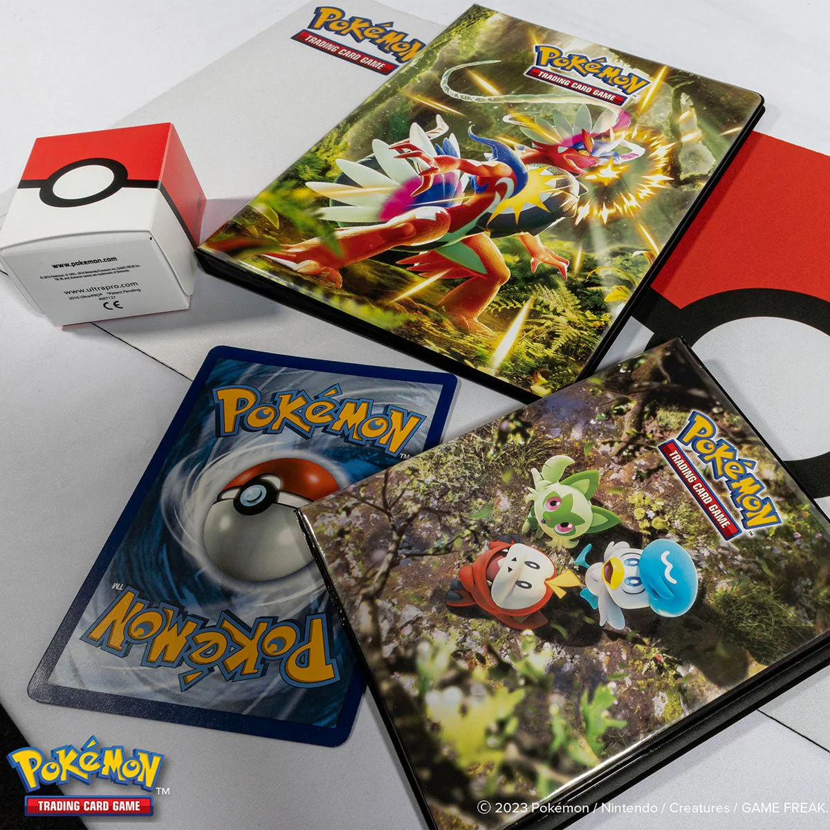 Scarlet and Violet Fuecoco, Sprigatito, Quaxly and Gyarados 4-Pocket Portfolio for Pokémon - Image 4