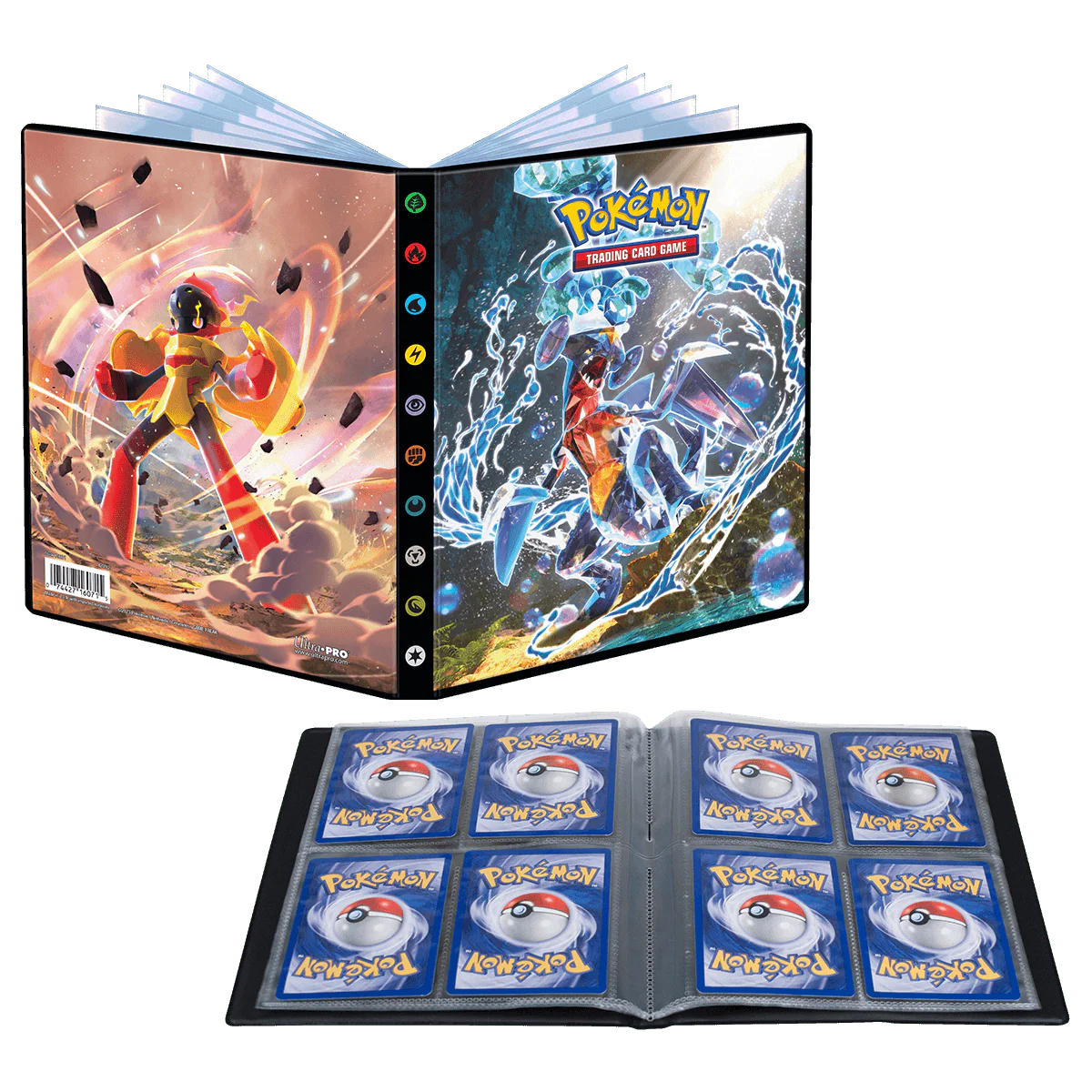 Scarlet and Violet Tera Type Garchomp and Armarouge 4-Pocket Portfolio for Pokémon - Image 2