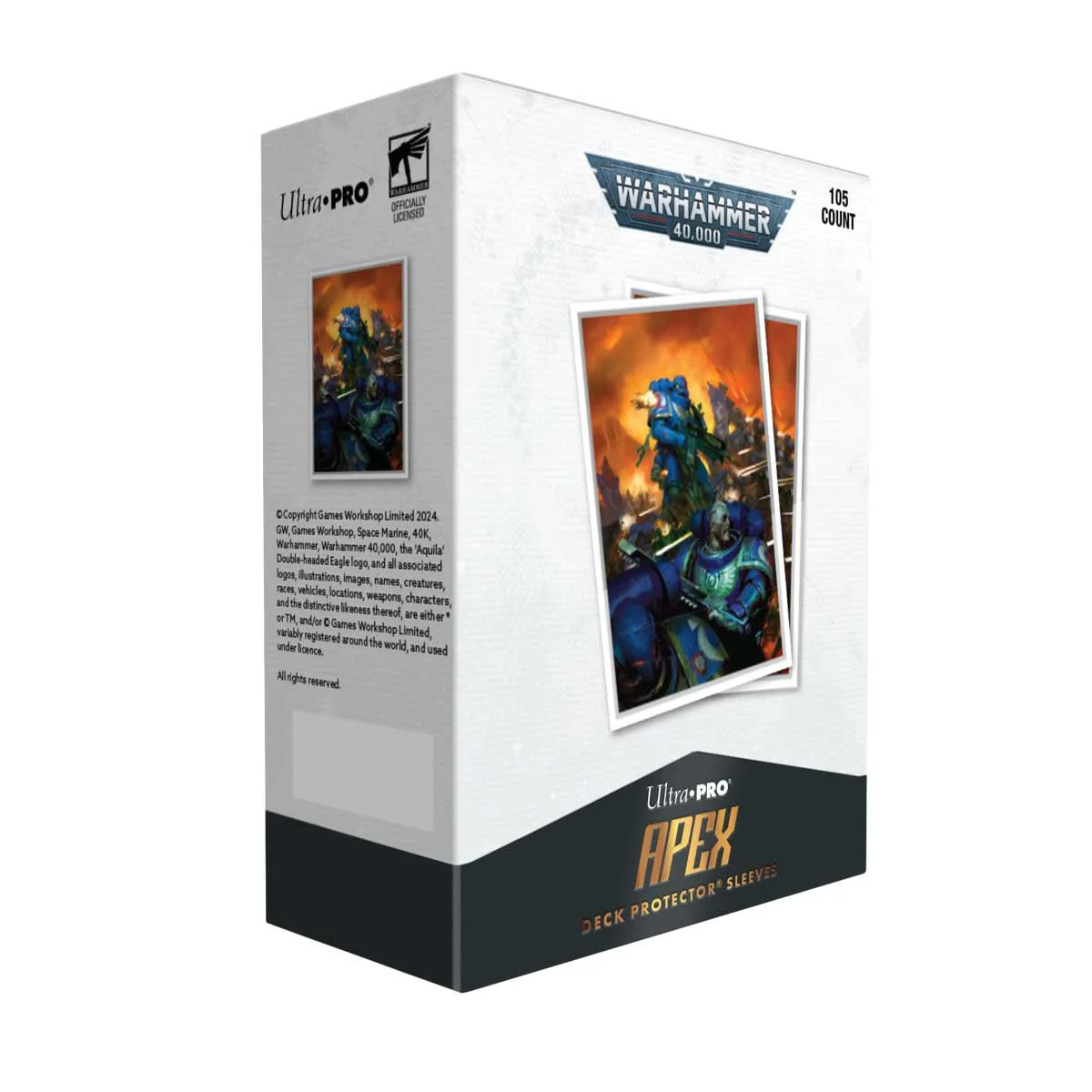 Space Marines - Adeptus Astartes 105ct APEX DECK PROTECTOR®r Sleeves for Warhammer 40,000 - Image 2