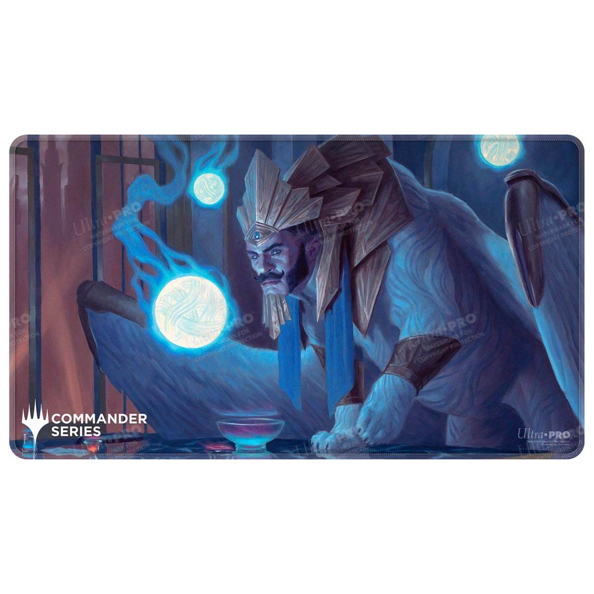 Commander Series #8 Tivit, Seller of Secrets Stitched Playmat for Magic: The Gathering