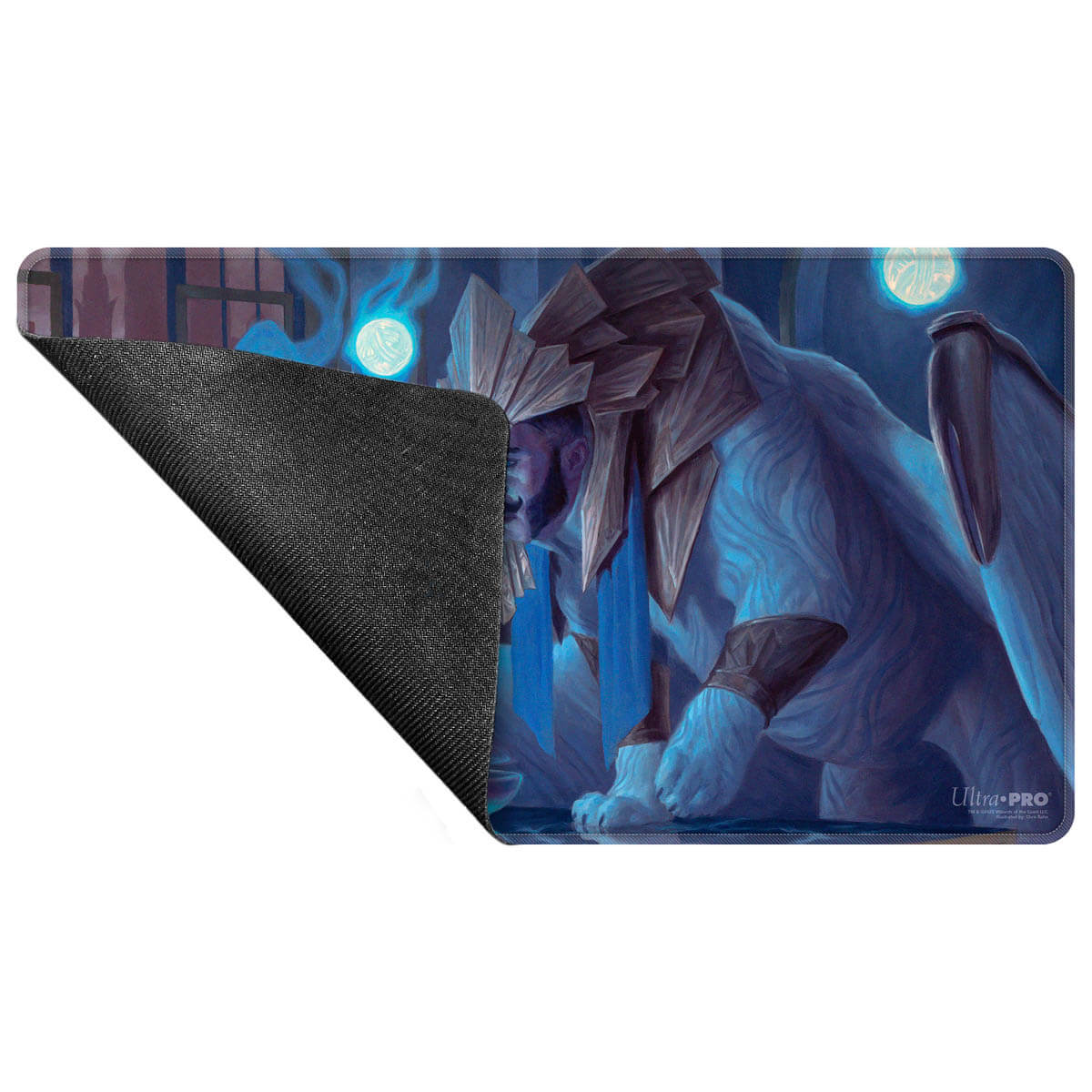 Commander Series #8 Tivit, Seller of Secrets Stitched Playmat for Magic: The Gathering - Image 3