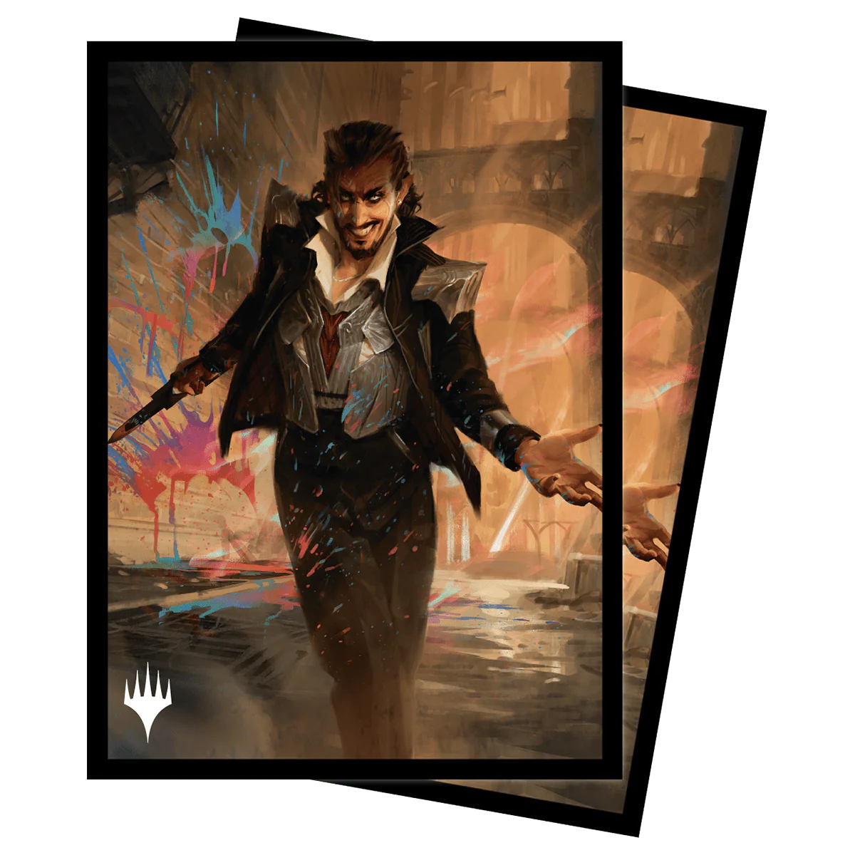 Streets of New Capenna Anhelo the Deacon Commander Standard DECK PROTECTOR® Sleeves (100ct) for Magic: The Gathering