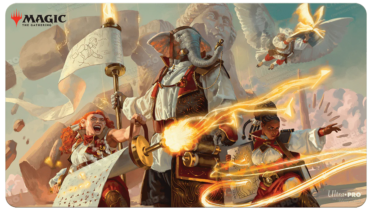 Strixhaven Lorehold Standard Gaming Playmat for Magic: The Gathering
