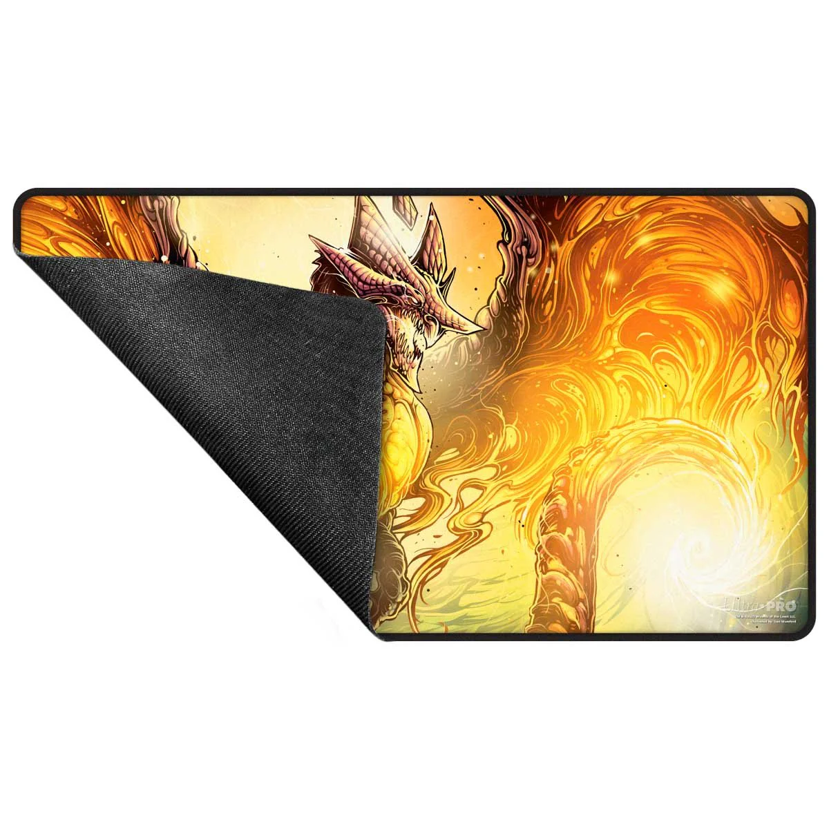Tarkir Dragonstorm Abzan Black Stitched Standard Gaming Playmat for Magic: The Gathering - Image 3