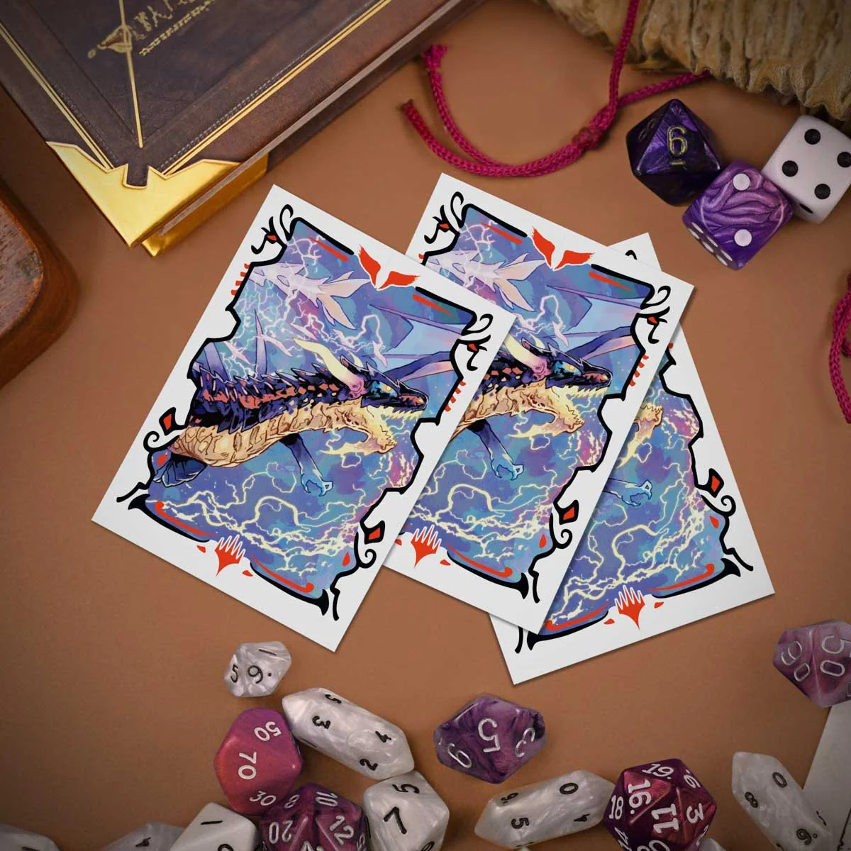 Tarkir Dragonstorm Neriv, Heart of the Storm 105ct APEX DECK PROTECTOR® Sleeves for Magic: The Gathering