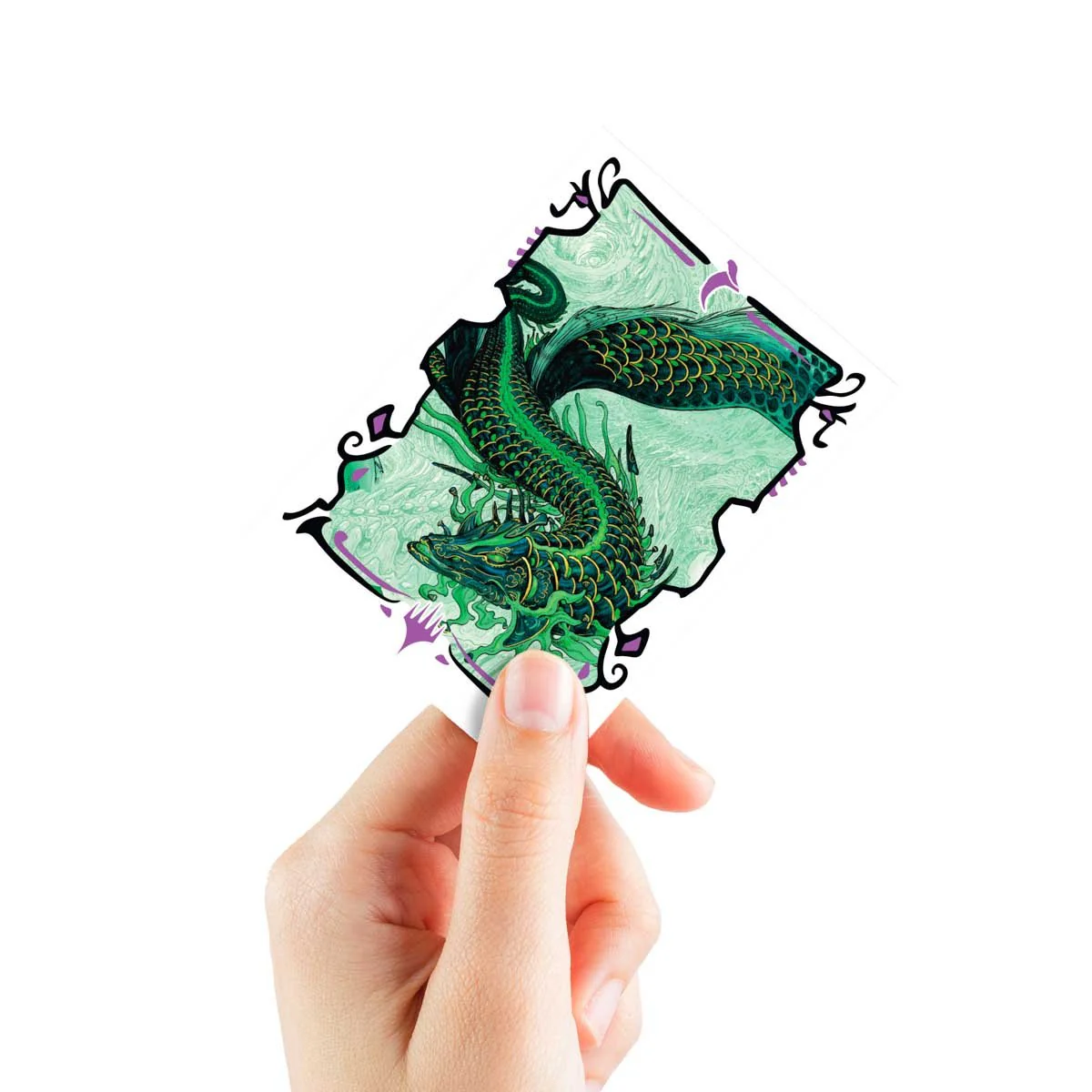 Tarkir Dragonstorm Teval, Arbiter of Virtue 105ct APEX DECK PROTECTOR® Sleeves for Magic: The Gathering - Image 3