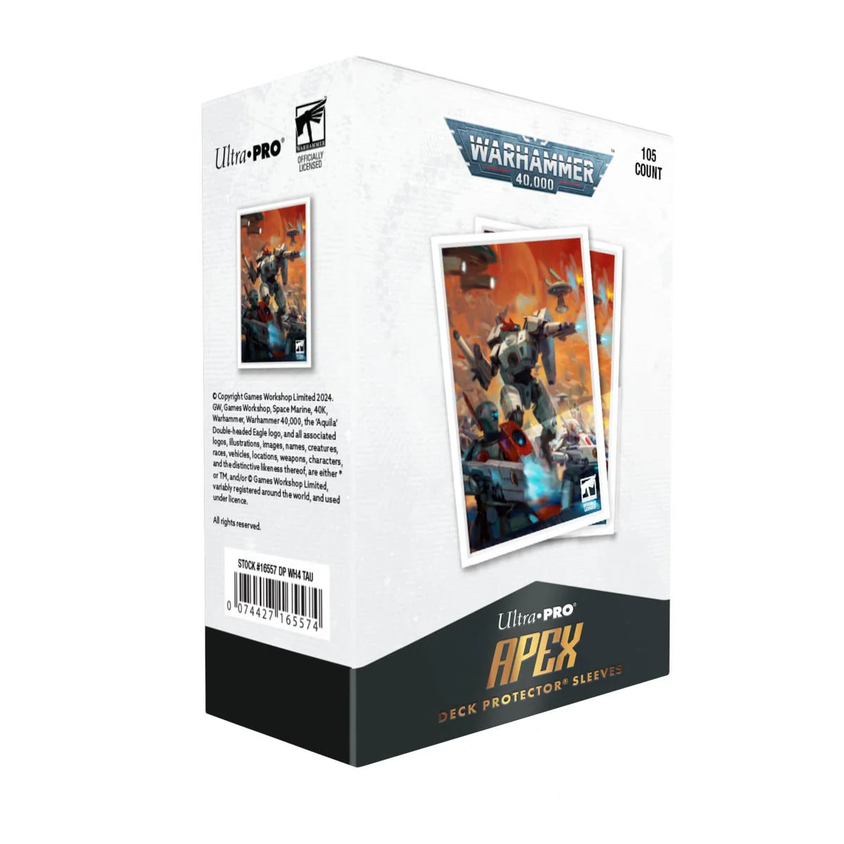 T’au Empire 105ct APEX DECK PROTECTOR® Sleeves for Warhammer 40,000 - Image 5