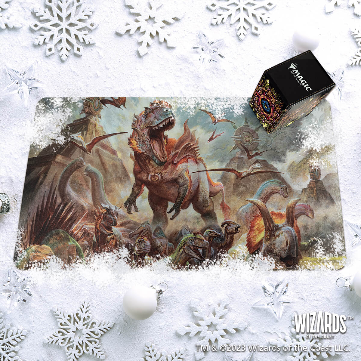 The Lost Caverns of Ixalan Gishath, Sun's Avatar Standard Gaming Playmat for Magic: The Gathering - Image 5
