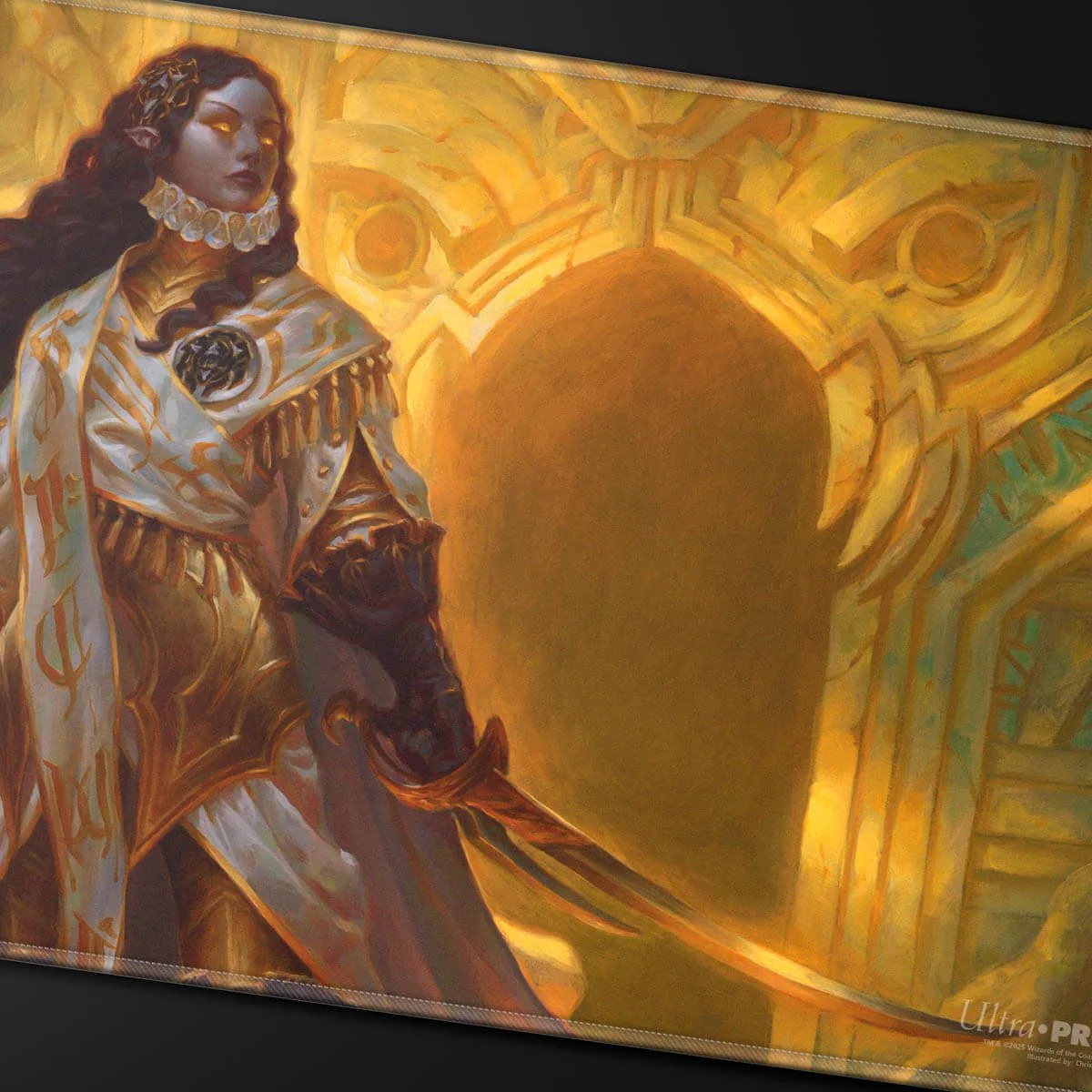 Commander Series #8 Elenda, the Dusk Rose, the Dusk RoseStitched Playmat for Magic: The Gathering - Image 2