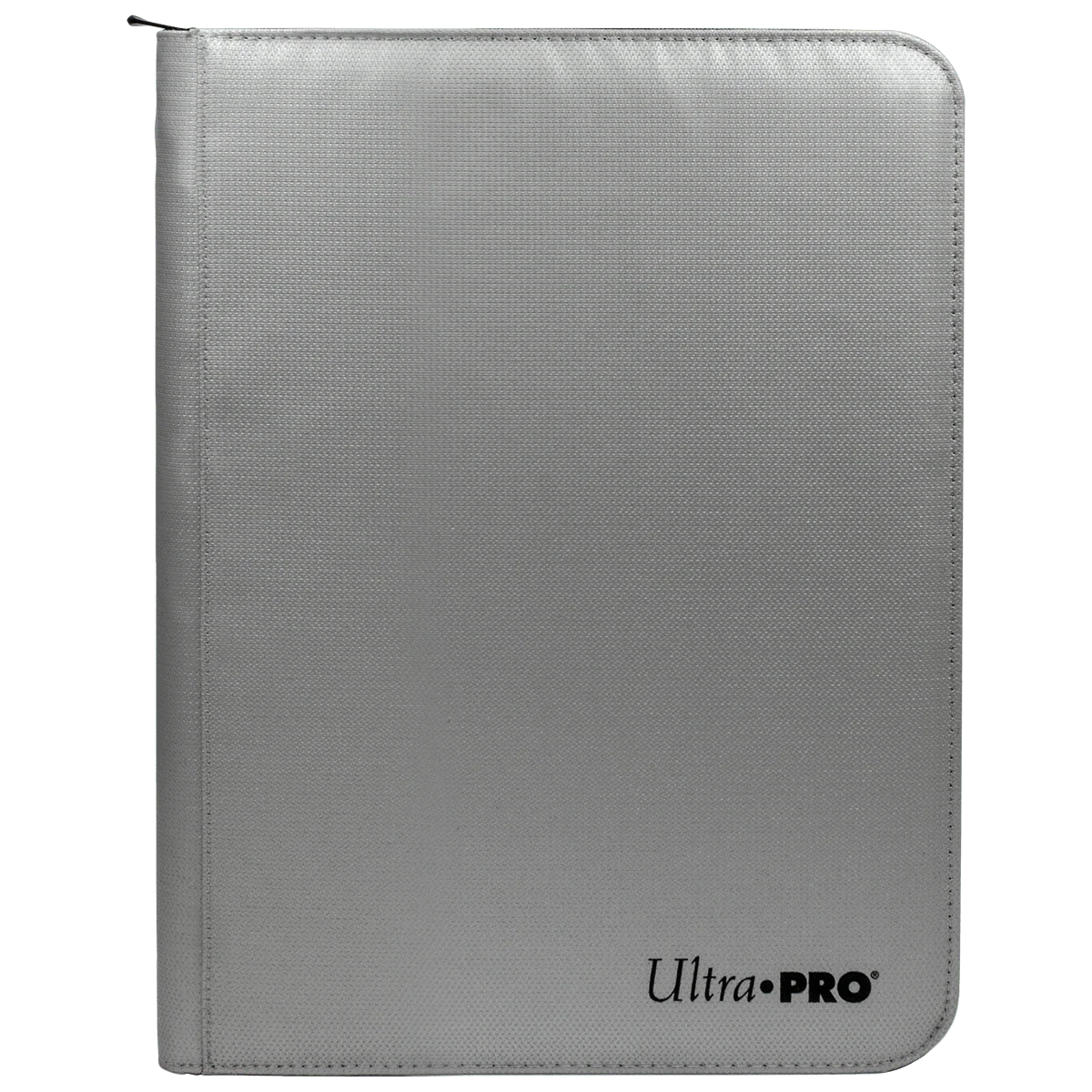 Ultra PRO 9-Pocket Zippered PRO-BINDER®: Silver Made With Fire Resistant Materials